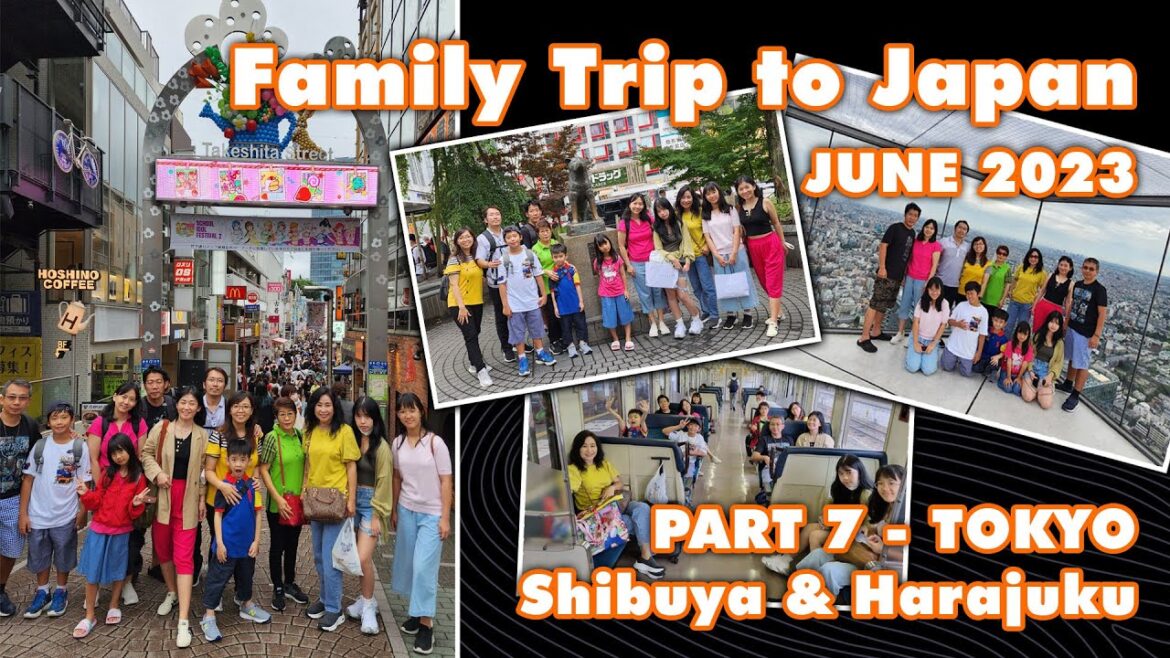 Family Trip to Japan 2023 part 7 - Tokyo - Harajuku, Hachiko, Shibuya Sky, Ichiran Ramen