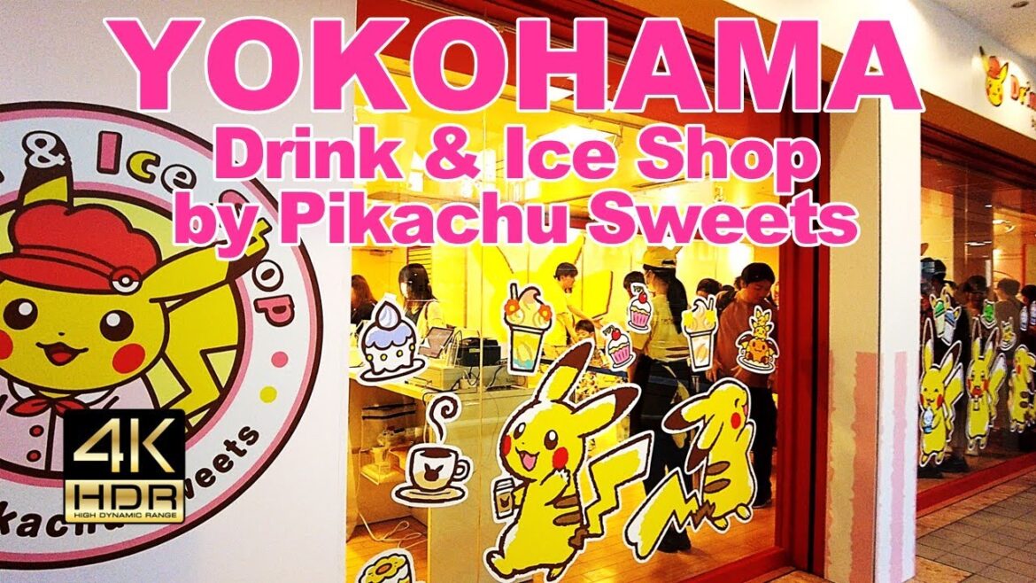 【4K HDR🇯🇵】Drink & Ice Shop by Pikachu Sweets 【4K HDR🇯🇵】Drink & Ice Shop by Pikachu Sweets