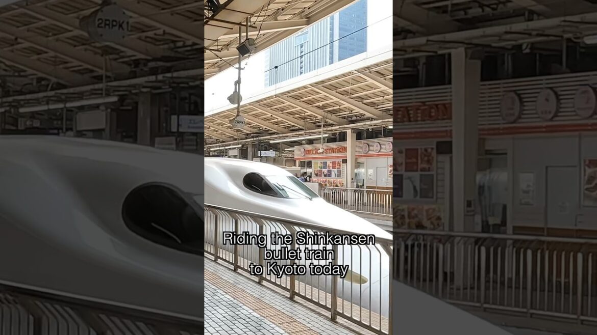 Wait… they go HOW fast??? #kyoto #shinkansen #slowtravel Wait… they go HOW fast??? #kyoto #shinkansen #slowtravel