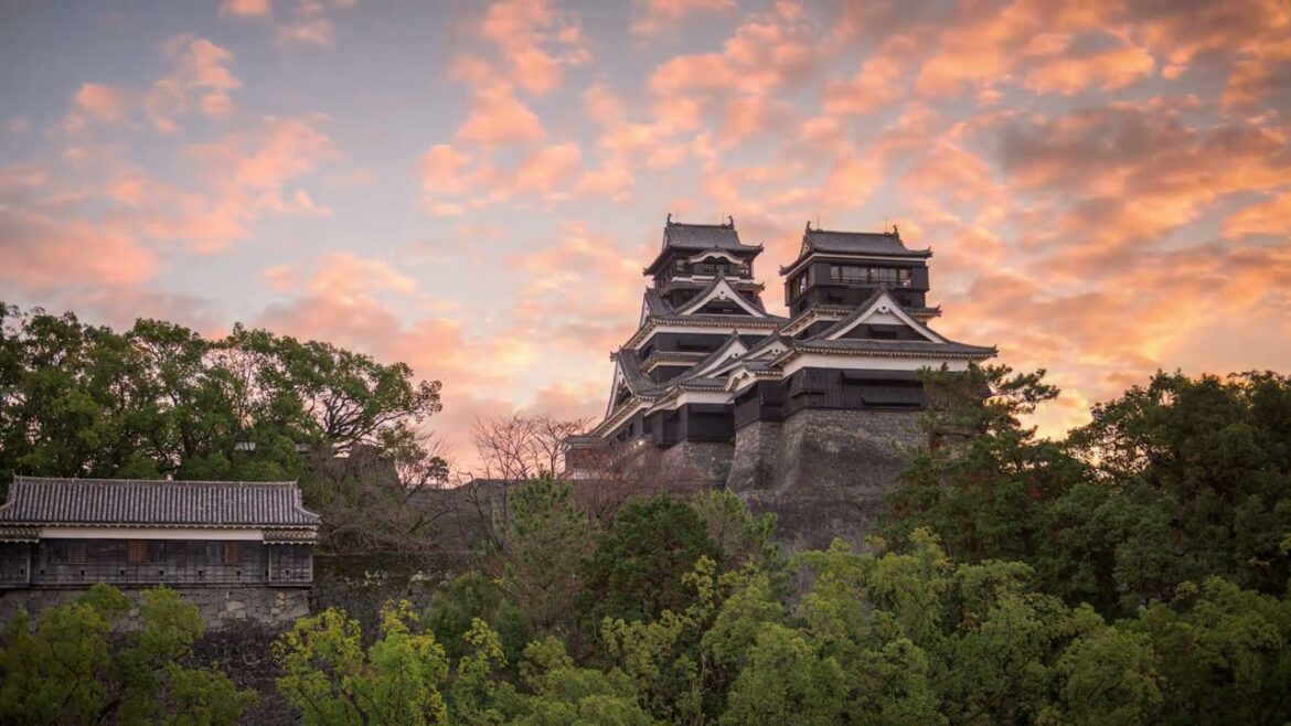 Dusk Ambiance: 1 Hour of Kumamoto Castle at Twilight with Relaxing Lofi Music Dusk Ambiance: 1 Hour of Kumamoto Castle at Twilight with Relaxing Lofi Music