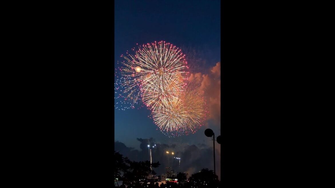 Edogawa Ward Fireworks Festival in japan