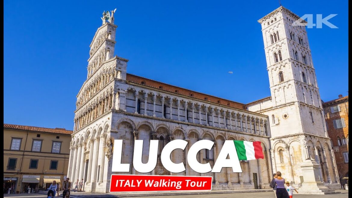 LUCCA Italy Walking Tour | Tuscany vacations | OM-1 Olympus video