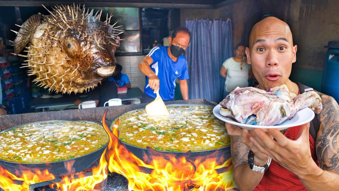 EXTREME Cebu City Food Tour - PORCUPINE FISH & PIG BRAIN + FILIPINO STREET FOOD IN CEBU PHILIPPINES