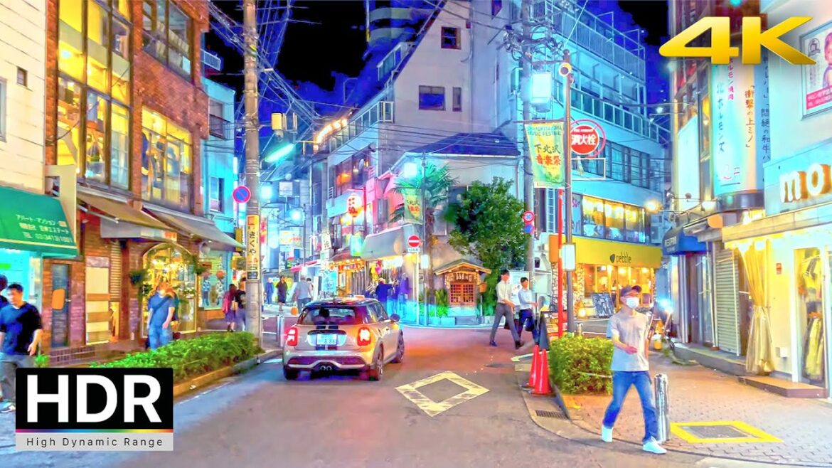 Summer Night Walk in Tokyo Shimokitazawa - 2023 Japan・4K HDR/Binaural
