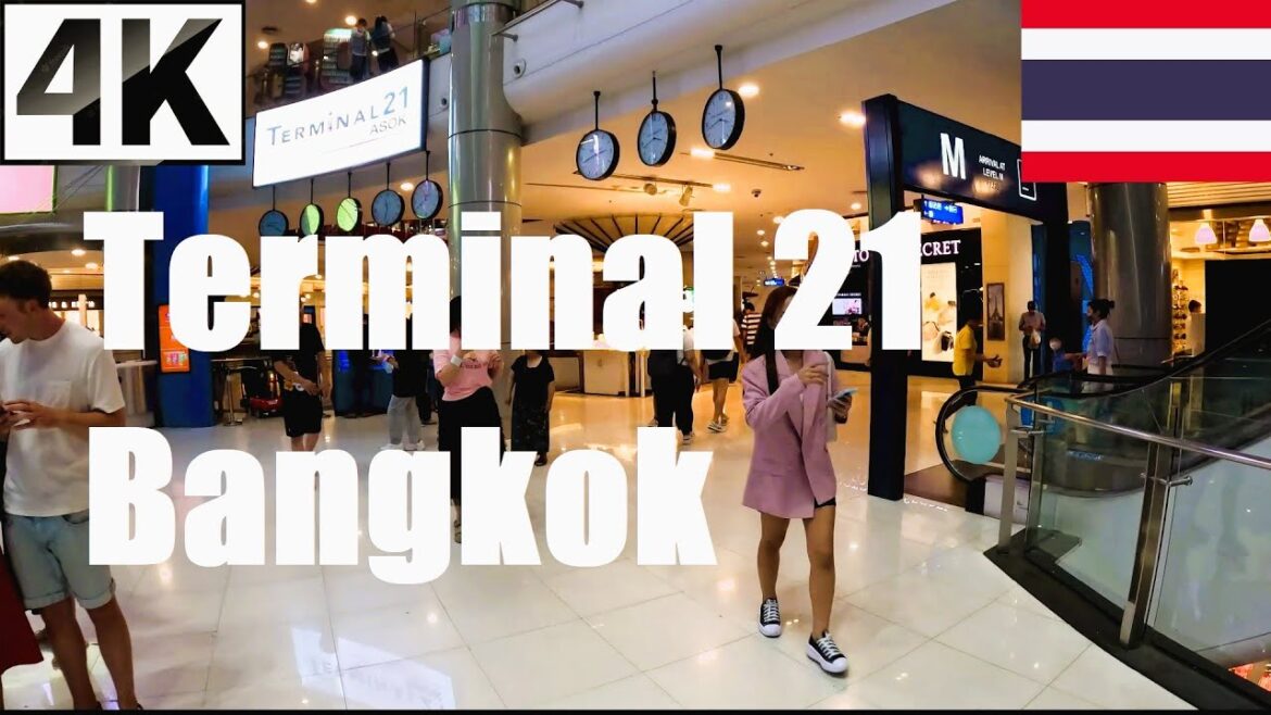 ▶4K Terminal 21 Asok Walking Tour | Bangkok, Thailand