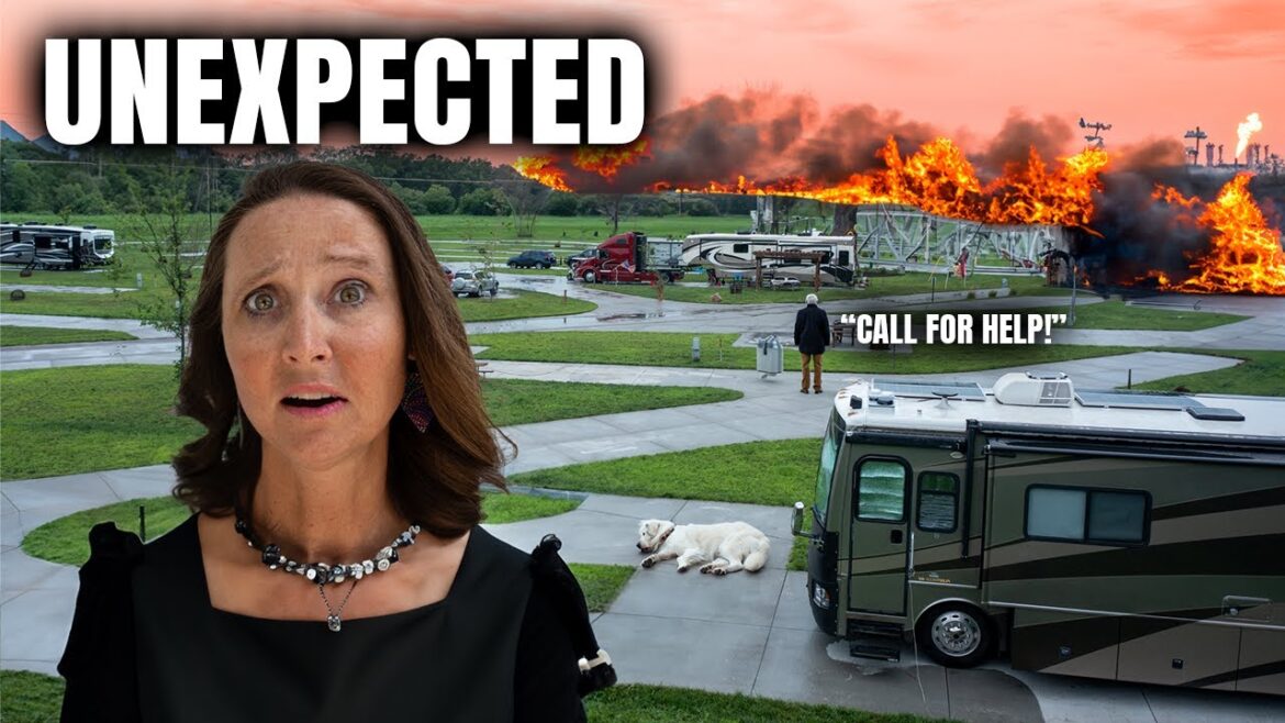 RV Living - Fire At The Campground 😳