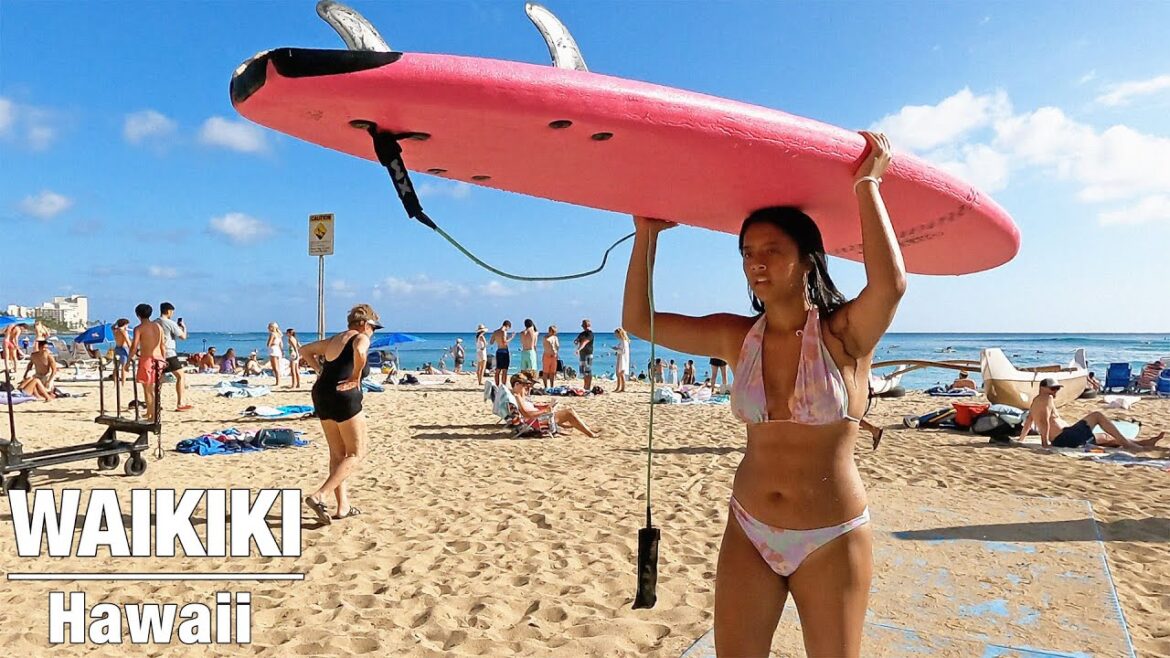 HAWAII TRIP – Watching People Walk around WAIKIKI HAWAII HAWAII TRIP - Watching People Walk around WAIKIKI HAWAII