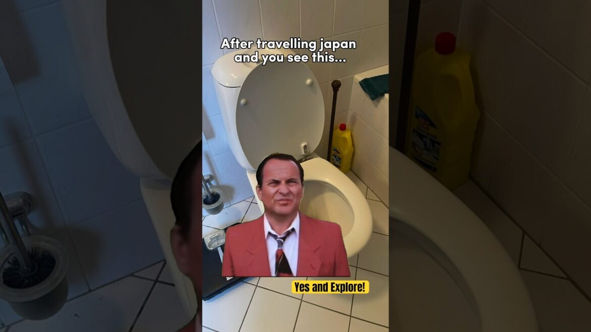 THIS IS NOT A JAPANESE TOILET! …We miss you! #travel #japan #funny #shorts #viral #shorts