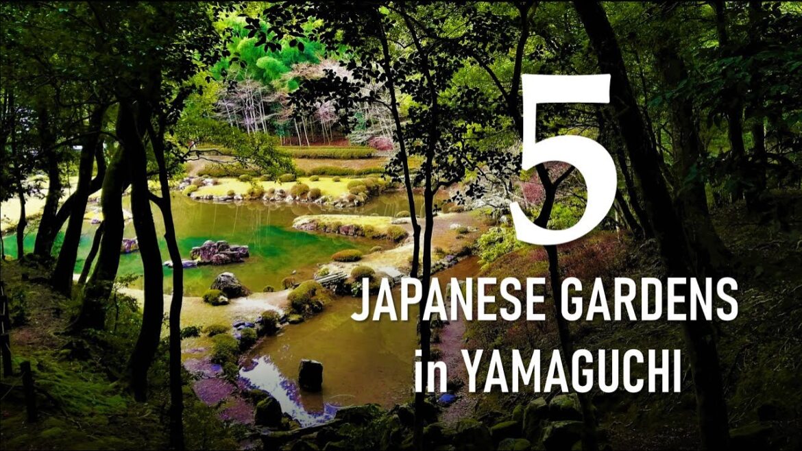 Dry Garden, Pond Garden and more | 5 Japanese Gardens in Yamaguchi