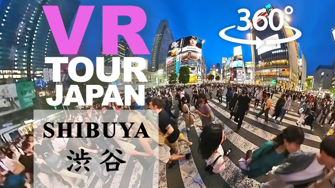 【Insta360 X3】skillism VR/360 - Shibuya TOKYO /  The busiest street in Japan / Youth culture