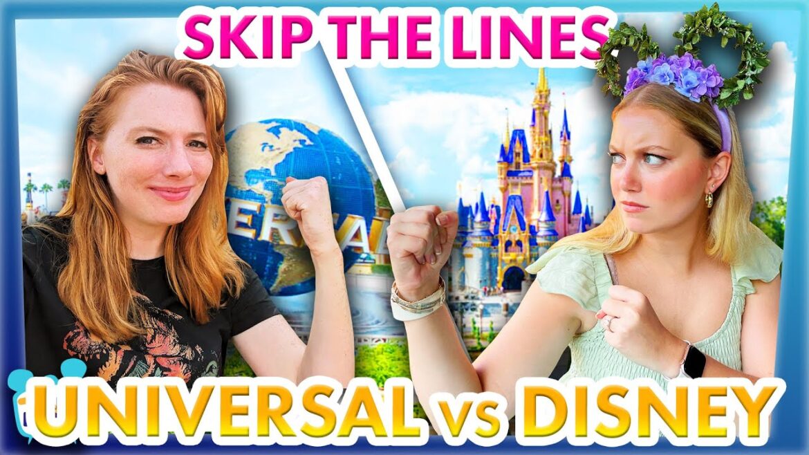 Skip the Line CHALLENGE — Disney World vs Universal — Genie Plus and Express Pass Skip the Line CHALLENGE -- Disney World vs Universal -- Genie Plus and Express Pass