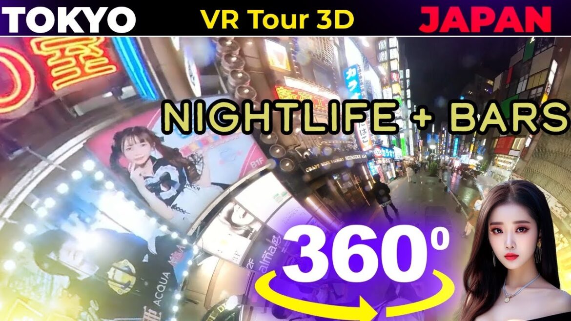 Tokyo Nightlife 🔥 Kabukichō Golden Gai [4K] 360° VR Tour