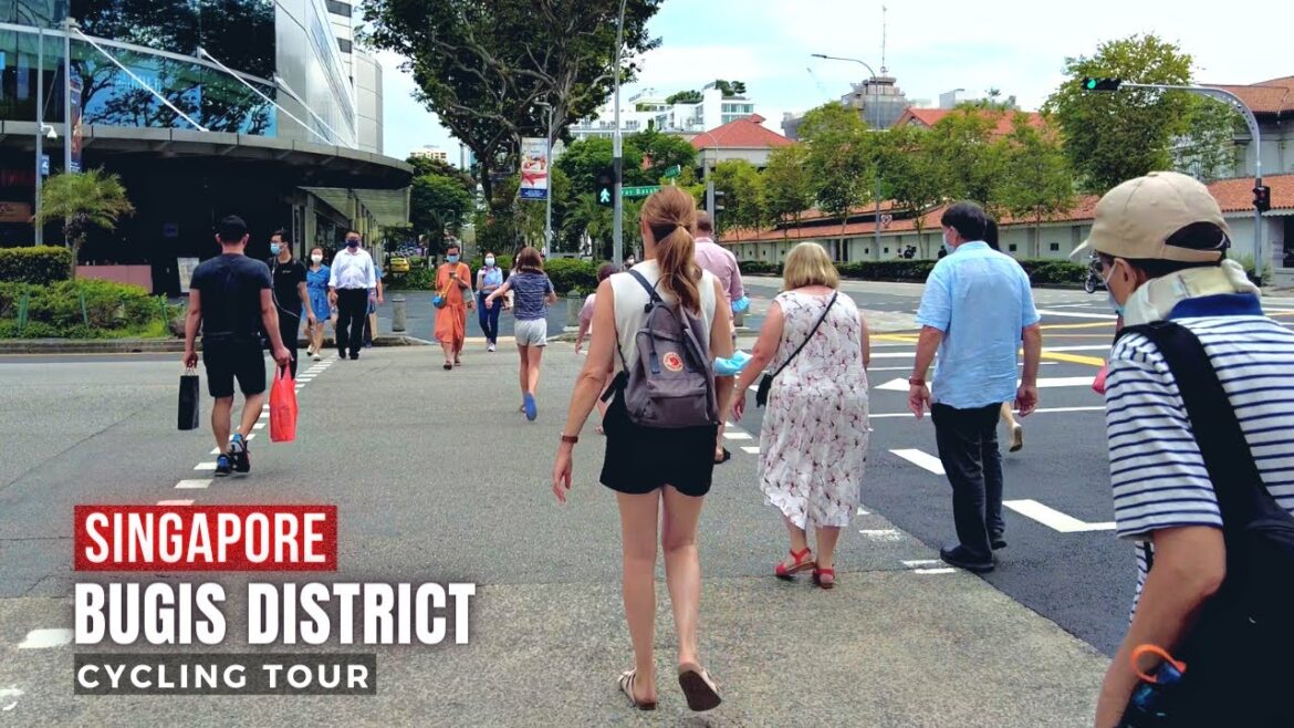 【4K】Singapore | Bugis Area Cycling Tour | Aug 2022 【4K】Singapore | Bugis Area Cycling Tour | Aug 2022