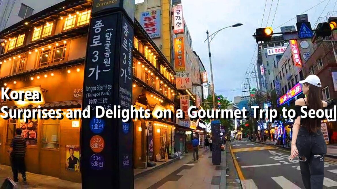 South Korea Travel Vlog/Street food/Korean food/Japanese woman's POV