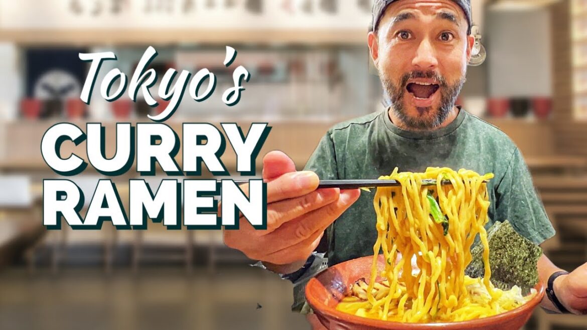 The Best Curry Ramen In Tokyo You Must Try! #ramen  #tokyo