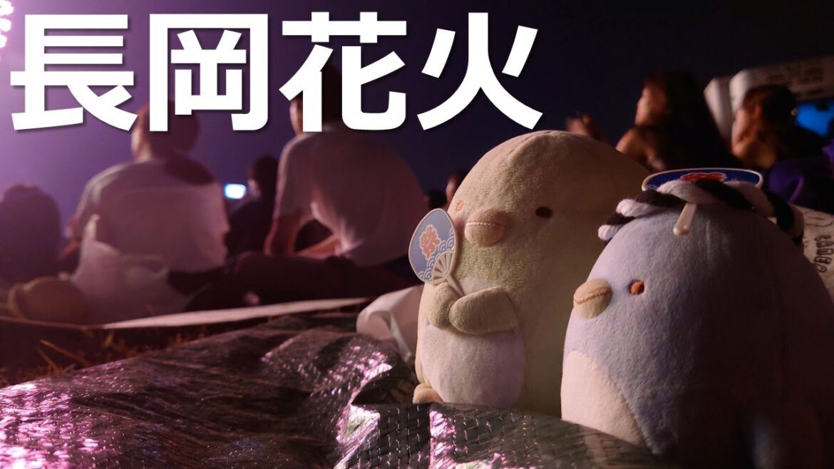 すみっコぐらし【長岡花火 2023.08.02】ぺんちゃんきゅうちゃんと長岡花火　復興祈願花火フェニックス