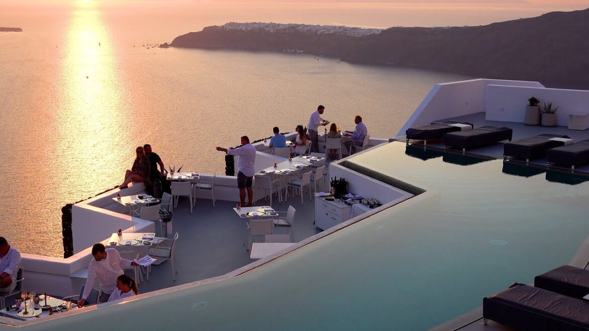 Santorini, Greece  [Amazing Places 4K]