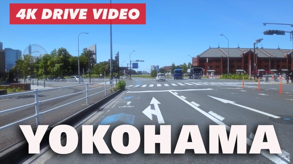 【横浜ドライブ】みなとみらいから元町、三溪園、中華街、山下公園、赤レンガ倉庫など名所を巡りながら新横浜まで