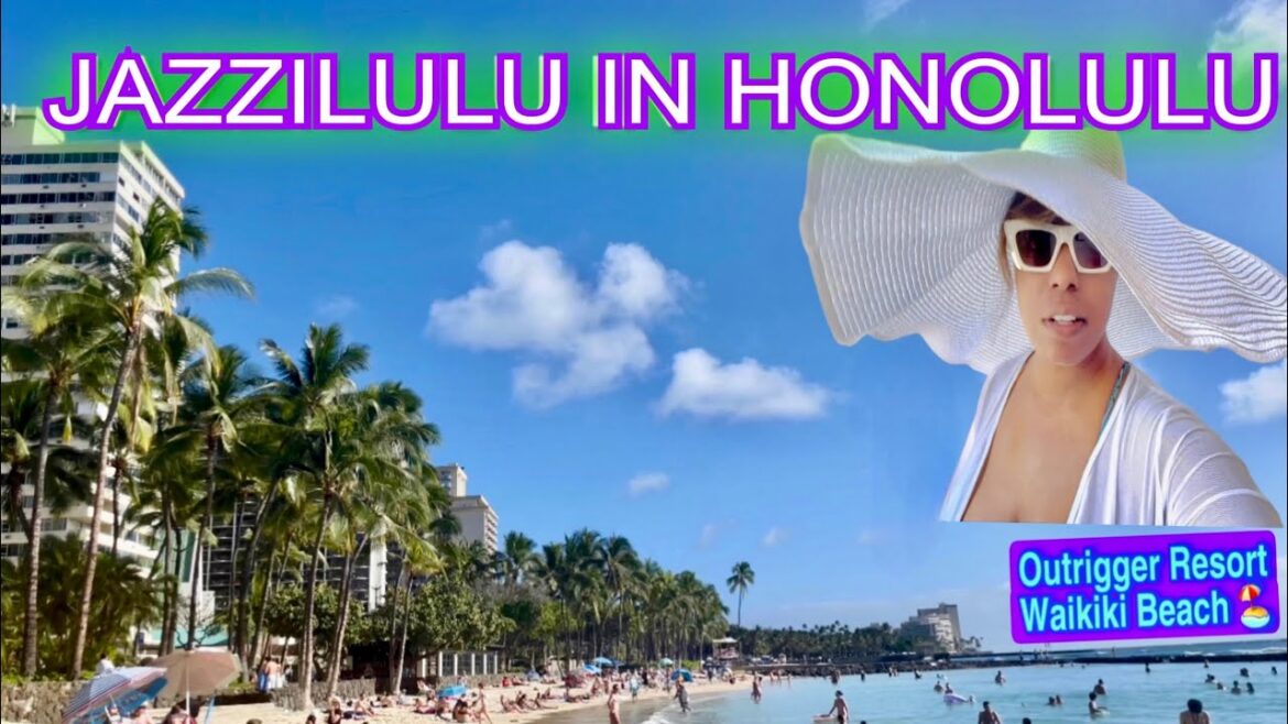 Hawaii Outrigger Waikiki Beach Resort Travel Vlog Jazzilulu in Honolulu