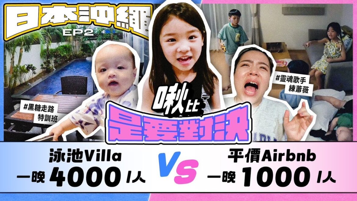 【日本沖繩ep.2】開箱沖繩泳池Villa！通霄戀小威滂薄登場！