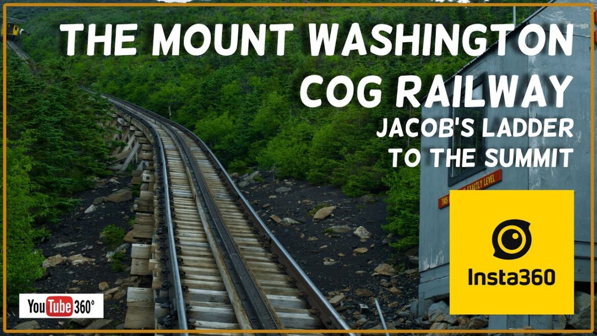 Ride the Cog Railway across Jacob's Ladder up to the summit. In Realtime and 360°