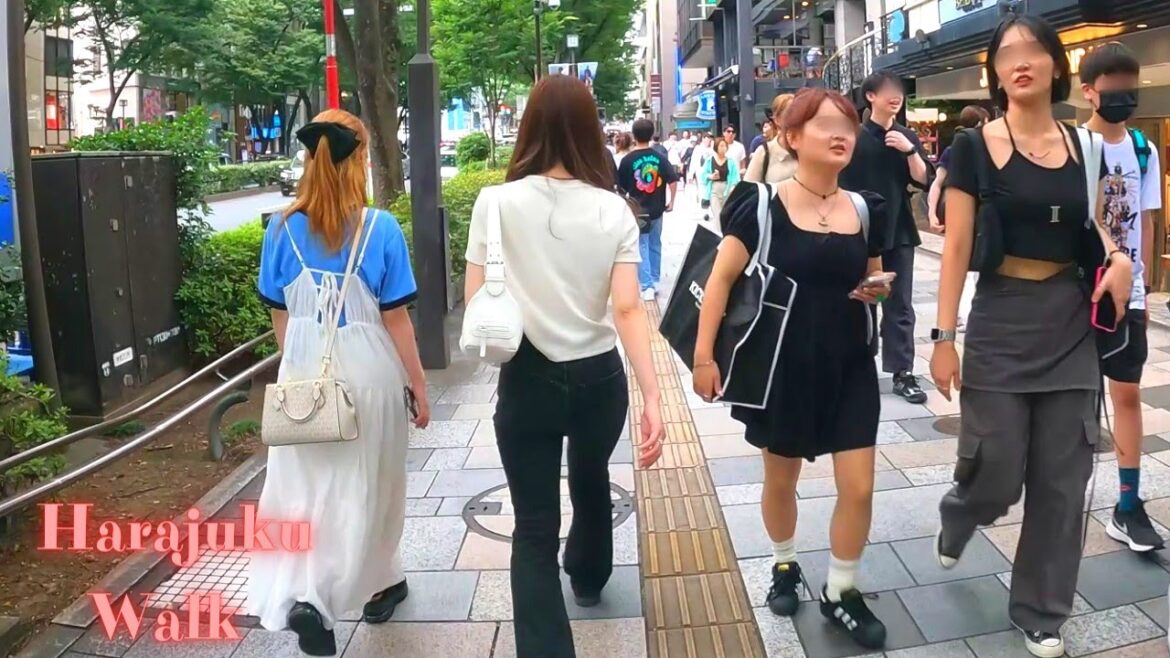 Harajuku Tokyo in Japan walk tour. 【4K】8.2023-11