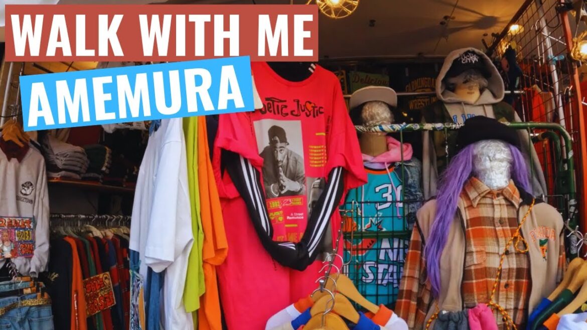 4K Relaxing Osaka Walking Tour (Amemura)