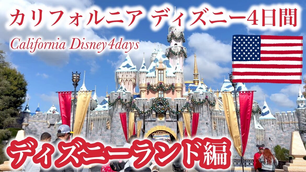 【カリフォルニアディズニー】本場のディズニーランドでアトラクション&パレードを大満喫｜アナハイム vlog
