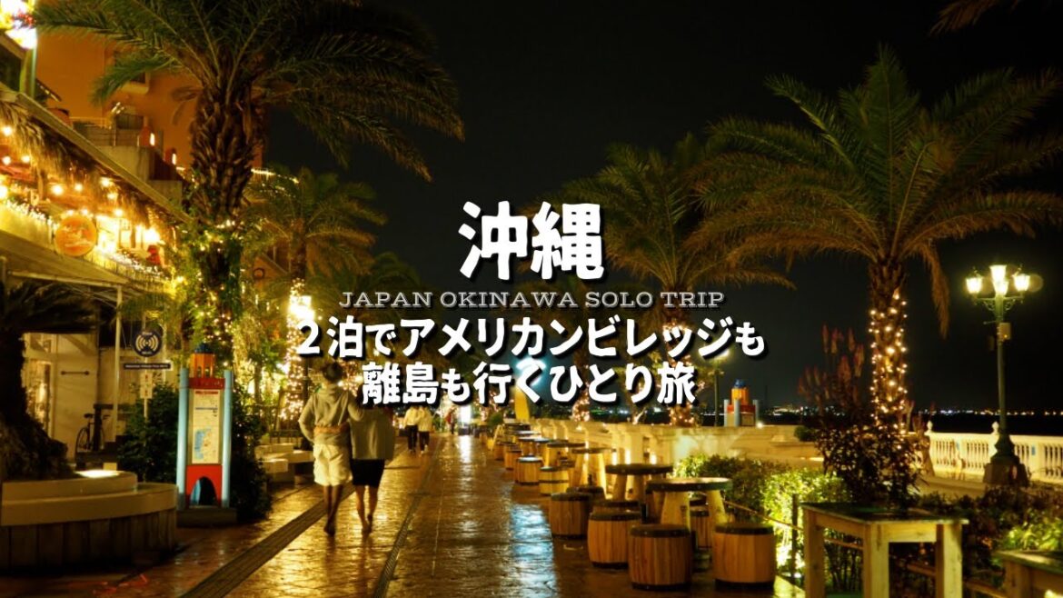 海も夜景も!絶景をめぐる沖縄ひとり旅【アメリカンビレッジ/万座毛/骨汁/がじまる食堂/沖縄そば/北谷/vlog】 海も夜景も!絶景をめぐる沖縄ひとり旅【アメリカンビレッジ/万座毛/骨汁/がじまる食堂/沖縄そば/北谷/vlog】