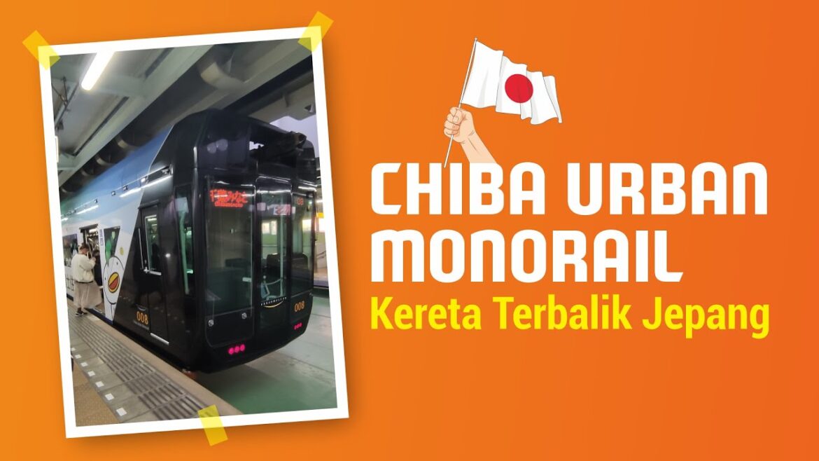 Japanese Upside Down Train: Chiba Urban Monorail #chiba #japantrain