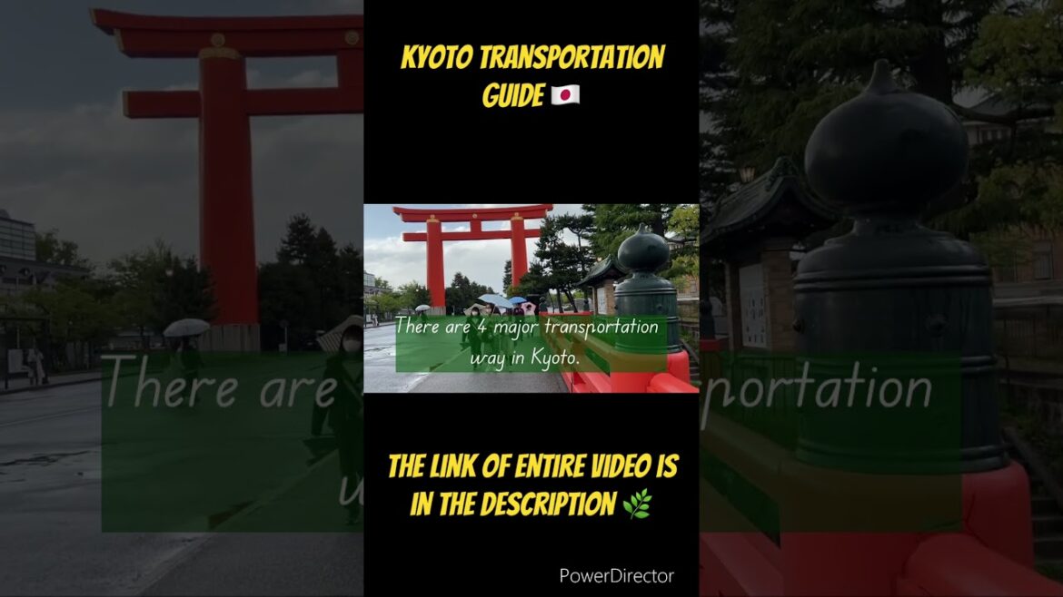 【KYOTO】Transportation Guide 2023 #shorts