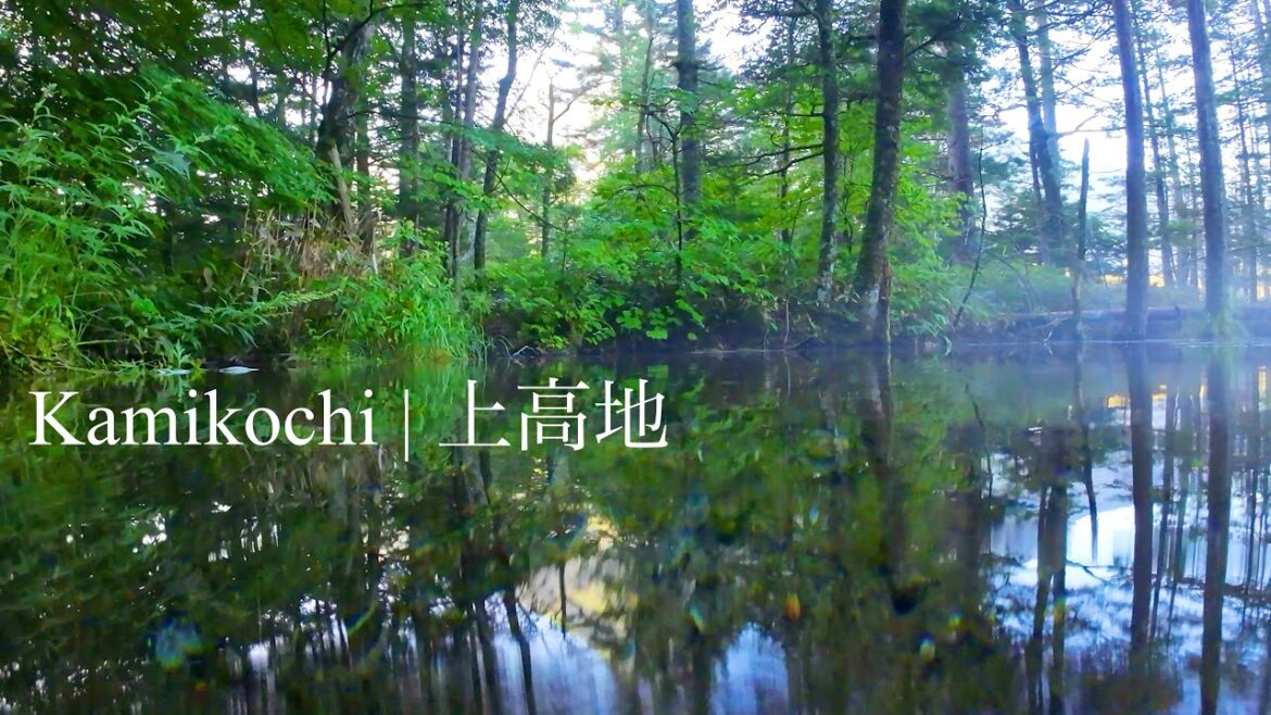 [4K] Japan Alps Kamikochi (Nagano, Japan) #6  _ [自然音 定点映像] 上高地 (長野) ​⁠