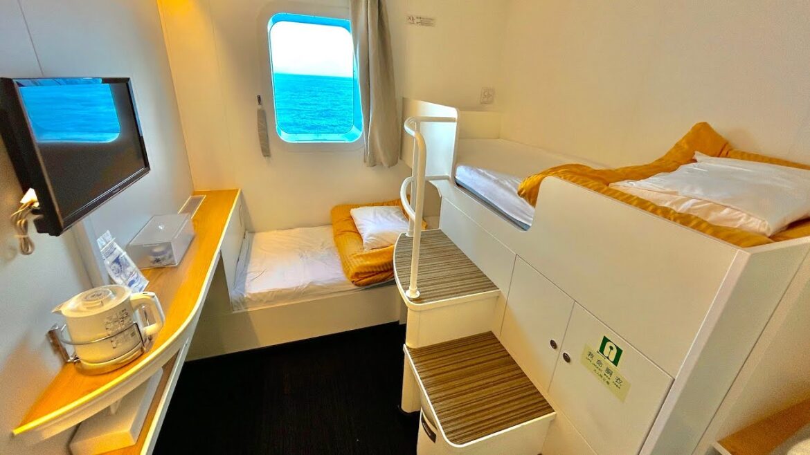 🇯🇵 Japan's Overnight Capsule Ferry Travel the Pacific Ocean Hokkaido－MIYAGI 太平洋フェリー きたかみ 船旅 苫小牧→仙台