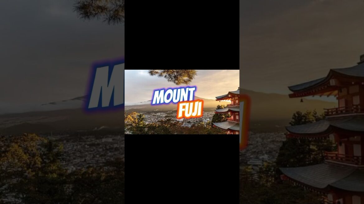 Mount Fuji Japan | A dormant volcano
