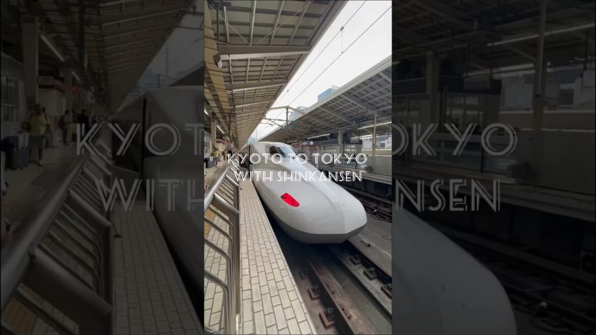 #shinkansen #kyoto to #tokyo #fast #train #travel #summer #japantravel #japantrip #mustdo #japonya