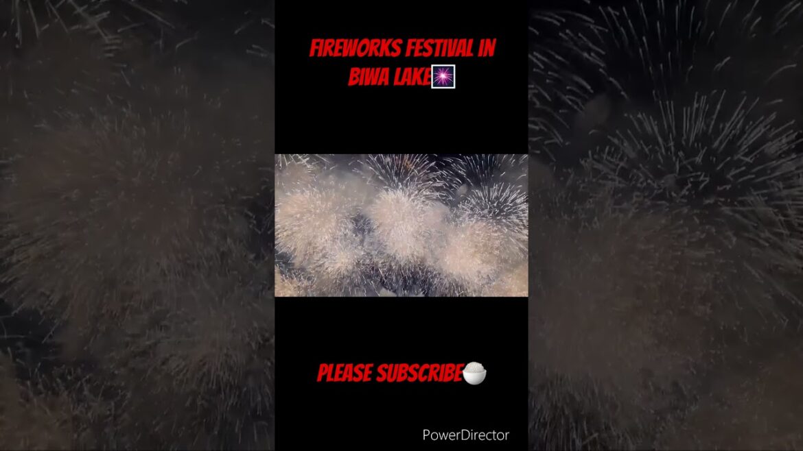 【JAPAN】Fireworks Festival in Biwa Lake #pleasesubscribe #vlog #blog #sightseeing #travel #trip