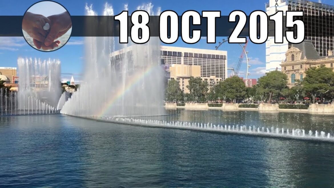 Attractions [18 Oct 2015] - Bellagio fountains (daytime), Las Vegas, USA