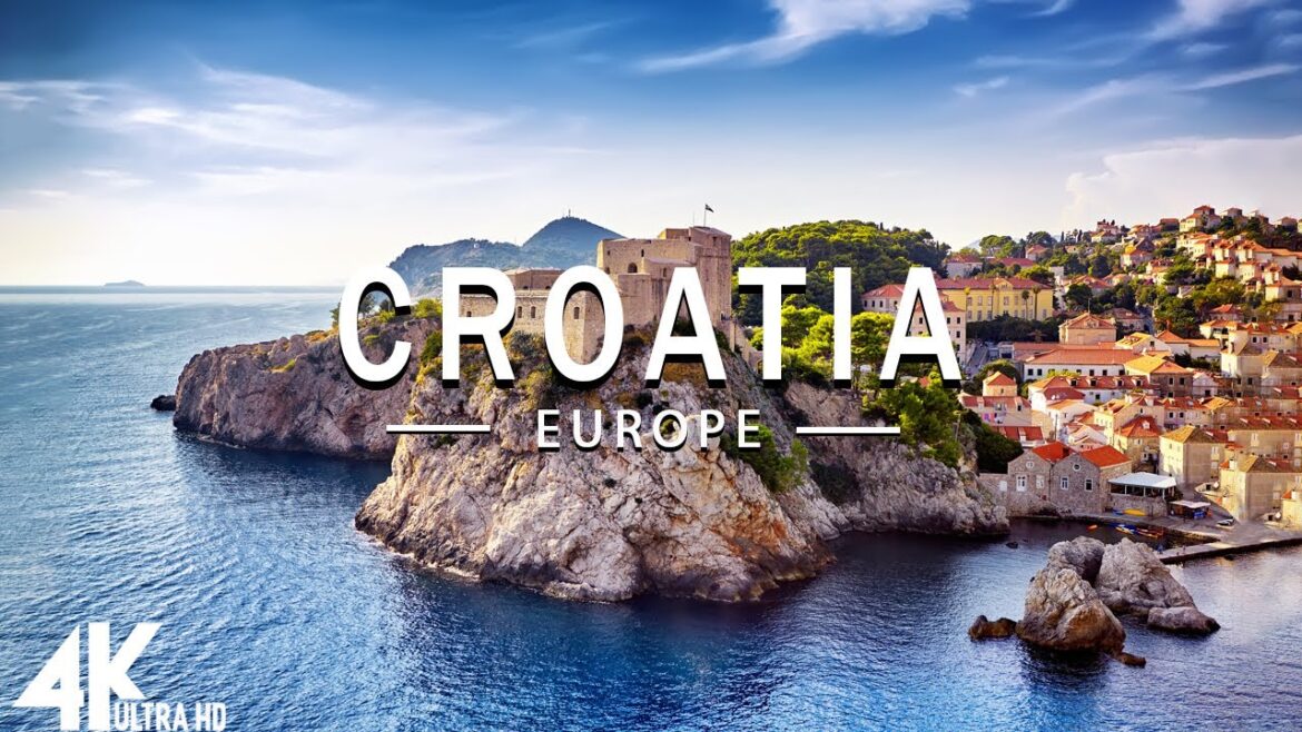 FLYING OVER CROATIA (4K UHD) - Relaxing Music Along With Beautiful Nature Videos - 4K Video HD
