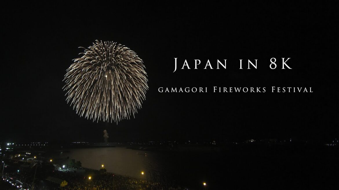Japan in 8K -Gamagori Fireworks Festival (蒲郡納涼花火大会 8K映像) -