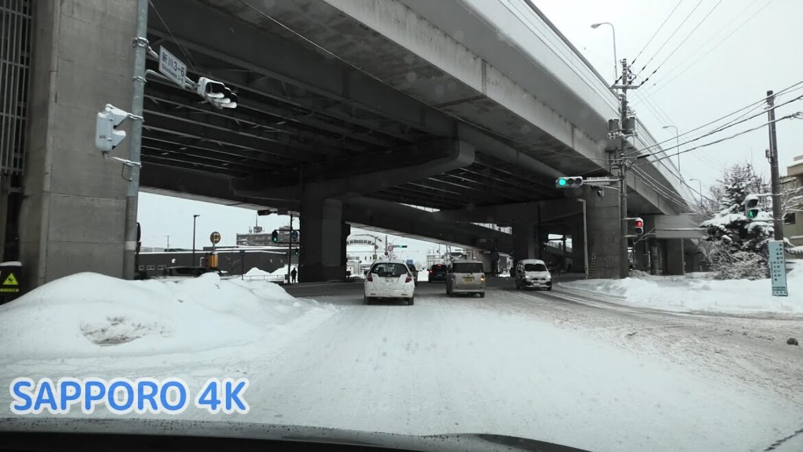 新琴似通：北5条手稲通方面 [ #石狩市 札幌市 4K/30p 車載動画 全線ドライブ]