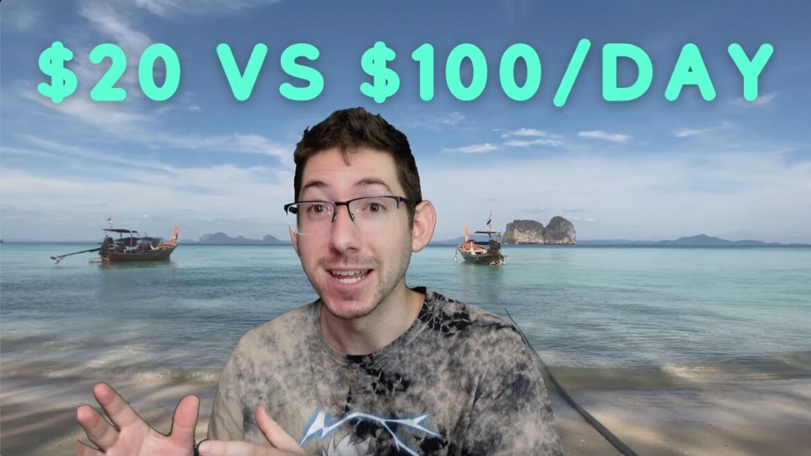 $20 A Day VS $100 A Day Thailand Vacation