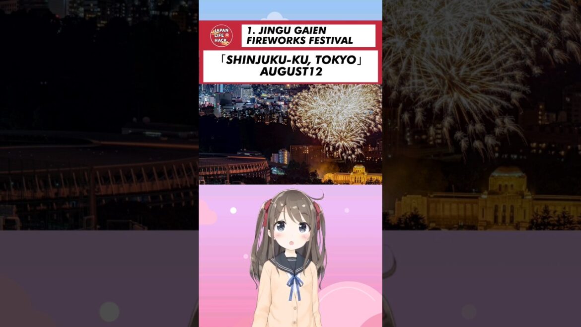 Jingu Gaien Fireworks Festival 「Shinjuku-ku,Tokyo」August 12