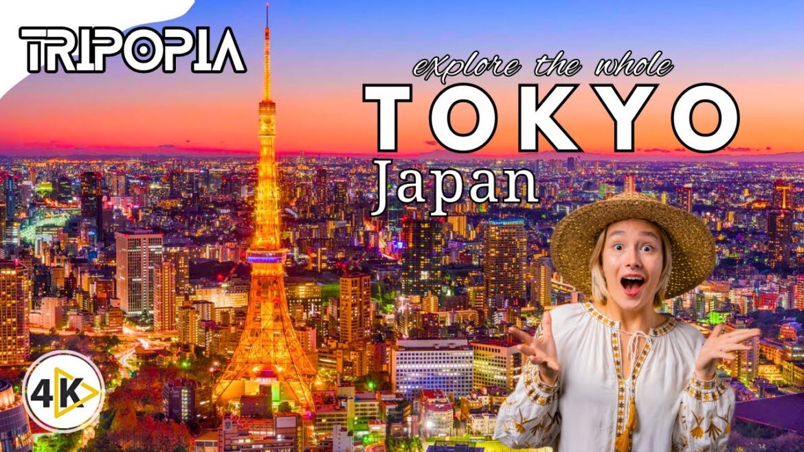 Japan Tokyo city tour 4k all top places to visit in Tokyo Japan