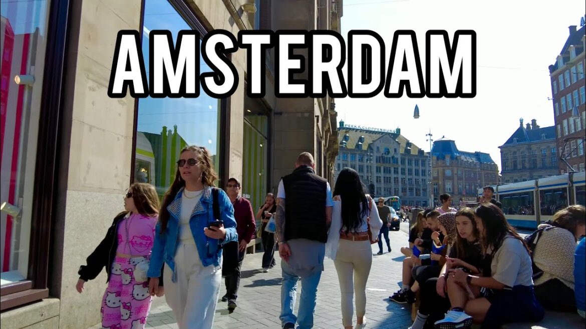 🇳🇱 A Busy Spring Amsterdam, Netherlands 4K Walking Tour Through Central Streets 🇳🇱 A Busy Spring Amsterdam, Netherlands 4K Walking Tour Through Central Streets