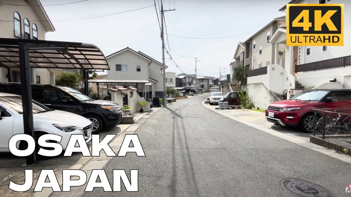 【4K】Sunset Walk in Morden Japanese Neighborhood Countryside in Osaka Japan - Japan Walk TV