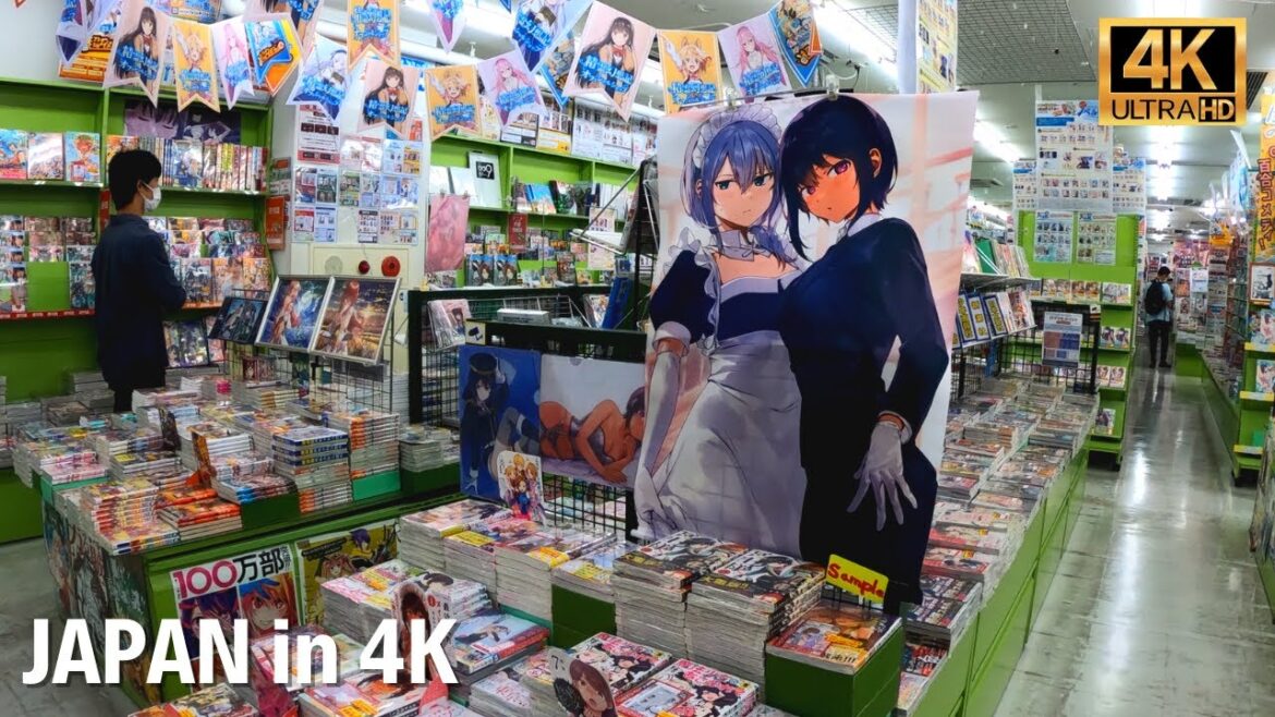 Inside of Anime shop. Otaku's heaven | Walk Japan 2021［4K］