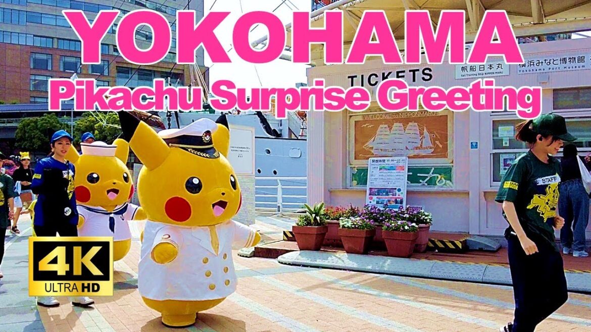【4K🇯🇵】Sailor and Captain Pikachu make a surprise appearance! / Pikachu Sailing Ship Ride 【4K🇯🇵】Sailor and Captain Pikachu make a surprise appearance! / Pikachu Sailing Ship Ride
