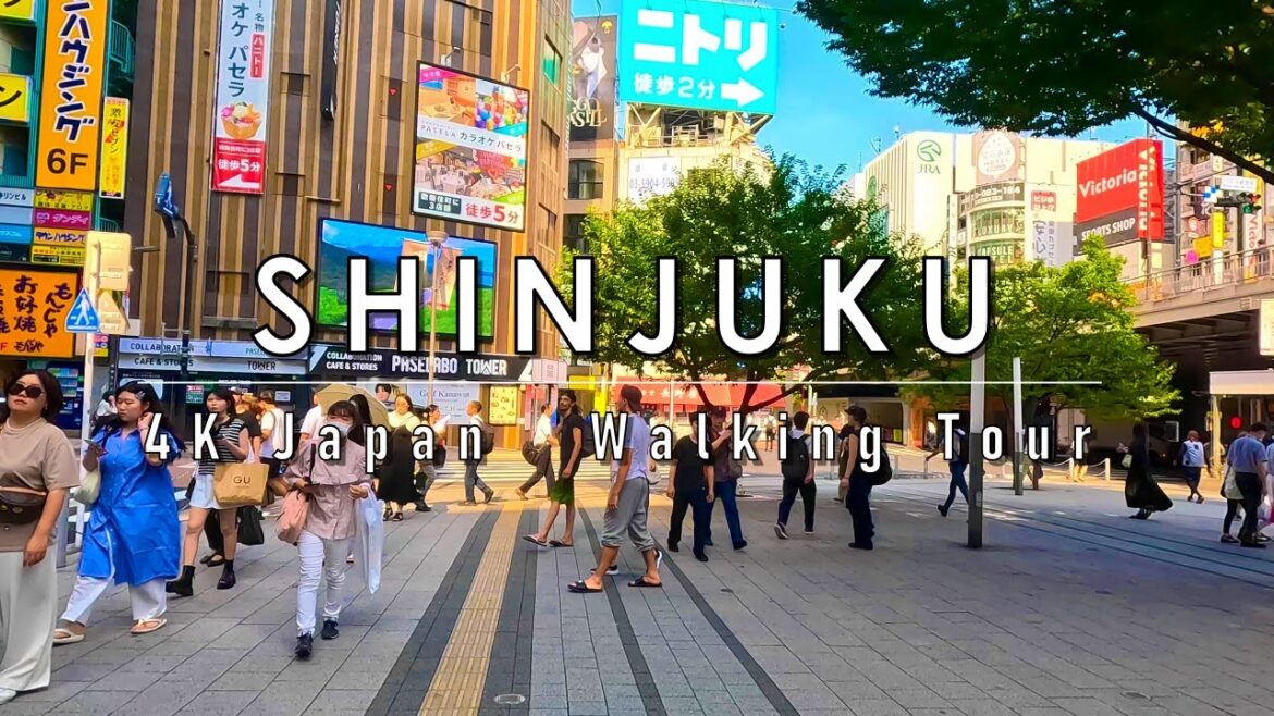 4K Japan walk in Shinjuku to Harajuku / July 2023
