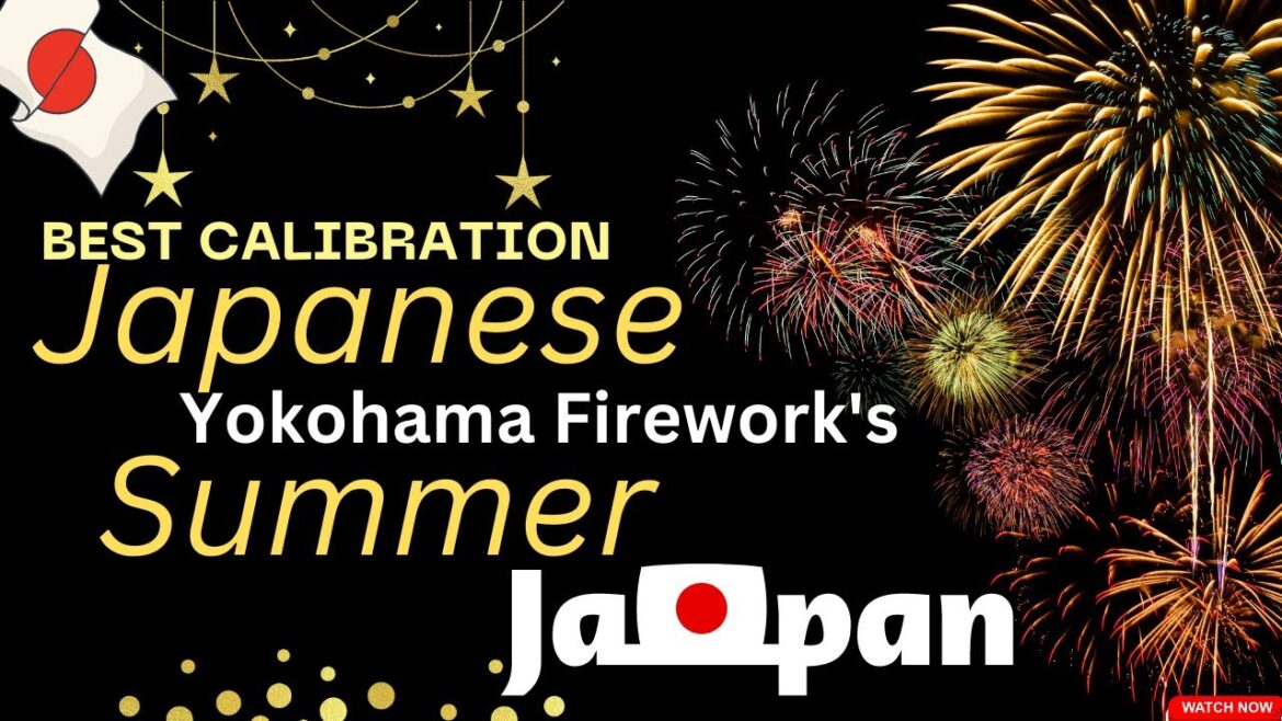 Japanese Summer Fireworks Festival In Yokohama 2023