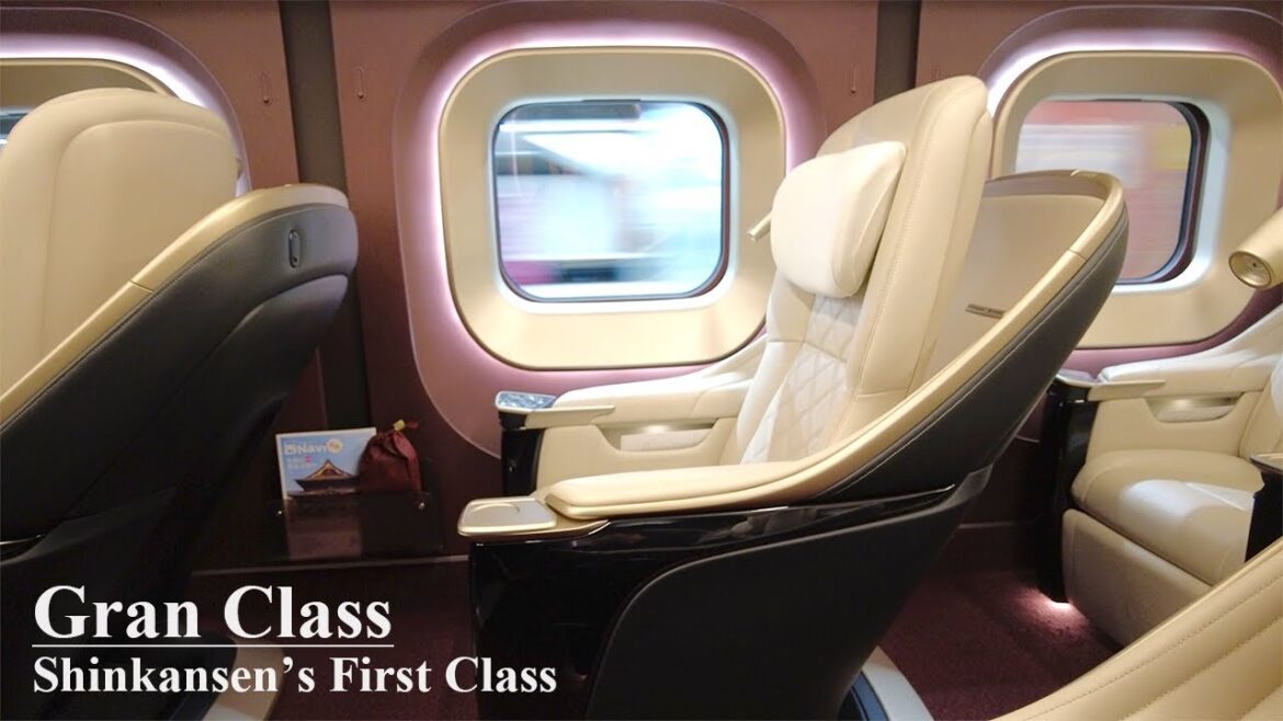 [4K] Really?? Nobody is there!! Gran Class Shinkansen, the First Class of Japanese Shinkansen